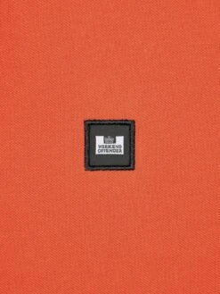 Weekend Offender Colombi Double Tipping Polo Shirt - Bright Orange -Barbou Clothing Shop VNQ4C SQ6 0000000720 BRIGHT ORANGE MDd
