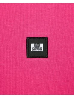 Weekend Offender Cannon Beach Badge T-Shirt - Bright Pink -Barbou Clothing Shop VNQ4K SQ6 0000000368 BRIGHT PINK MDd2