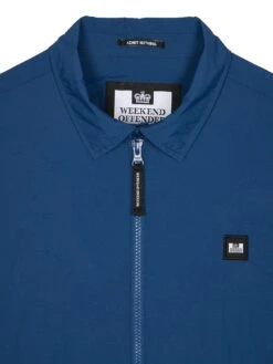 Weekend Offender Montana Easy Zip Through Over-Shirt - Blue -Barbou Clothing Shop VNQ56 SQ5 0000000020 BLUE MDd1