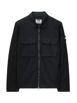 Weekend Offender Formella Garment Dye Overshirt - Black -Barbou Clothing Shop VNQ7K SQ4 0000000004 BLACK MDd