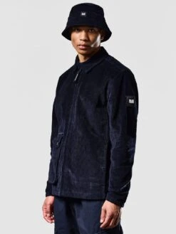 Weekend Offender Vinnie Corduroy Overshirt - Navy