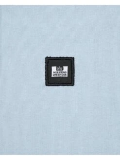 Weekend Offender Ribbe Badge Overhead Hoodie - Light Blue -Barbou Clothing Shop VNQ80 SQ6 0000000150 LIGHT BLUE MDd2