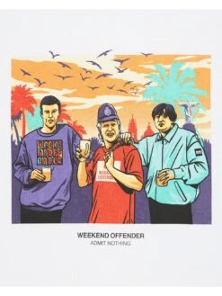 Weekend Offender Ronnie Happy Mondays Graphic T-Shirt - White 11 Weekend Offender Ronnie Happy Mondays Graphic T-Shirt - White -Barbou Clothing Shop VNQ91 SQ6 0000000013 WHITE MDd2