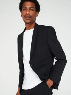 BOSS 2 Piece Suit - Black -Barbou Clothing Shop VNRIA SQ5 0000000004 BLACK MDd1