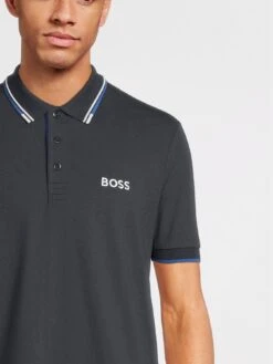 BOSS Paddy Pro Logo Regular Fit Polo Shirt - Dark Blue -Barbou Clothing Shop VNRJW SQ4 0000000354 DARK BLUE MDd