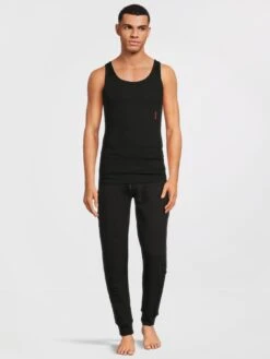 HUGO Hugo Bodywear 2 Pack Vest -Barbou Clothing Shop VNRLC SQ4 0000000004 BLACK MDo