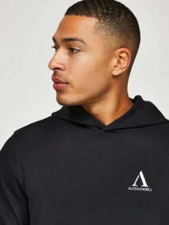 Alessandro Zavetti Fossano Oth Hoody -Barbou Clothing Shop VNZKC SQ6 0000000004 BLACK MDd2