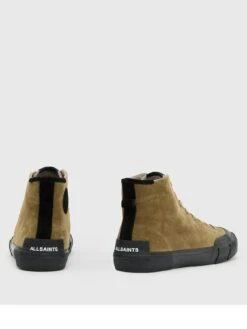 AllSaints Dumont Suede Hi Top Trainers -Barbou Clothing Shop VO7AN SQ3 0000000047 GREEN SLb