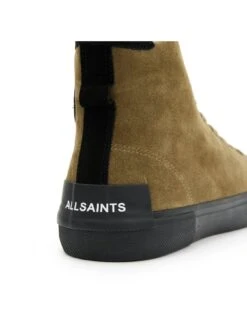 AllSaints Dumont Suede Hi Top Trainers -Barbou Clothing Shop VO7AN SQ6 0000000047 GREEN SLd