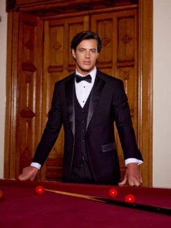 Skopes Cavendish Standard Tuxedo Waistcoat - Black -Barbou Clothing Shop VO8JI SQ6 0000000004 BLACK MDd2