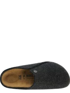 Birkenstock Men's Zermatt Standard Slipper - Dark Grey -Barbou Clothing Shop VOQDZ SQ4 0000000070 DARK GREY SLt