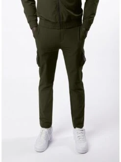 Luke 1977 Melville Cargo Trousers - Dark Green