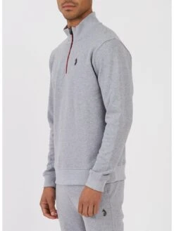 Luke 1977 Equinox Relax Fit Funnel Sweatshirt - Light Grey -Barbou Clothing Shop VP5PK SQ3 0000000215 LIGHT GREY MDo