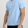 Alpha Industries Basic Small Logo T-Shirt - Light Blue