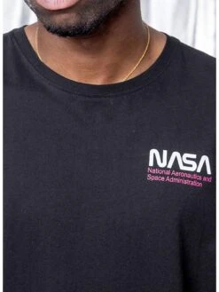 Alpha Industries Skylab NASA T-Shirt - Black -Barbou Clothing Shop VP5QL SQ5 0000000004 BLACK MDd1