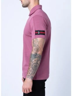 Luke 1977 Serg Arm Detail Polo Shirt - Pink -Barbou Clothing Shop VP5QZ SQ3 0000000063 PINK MDo