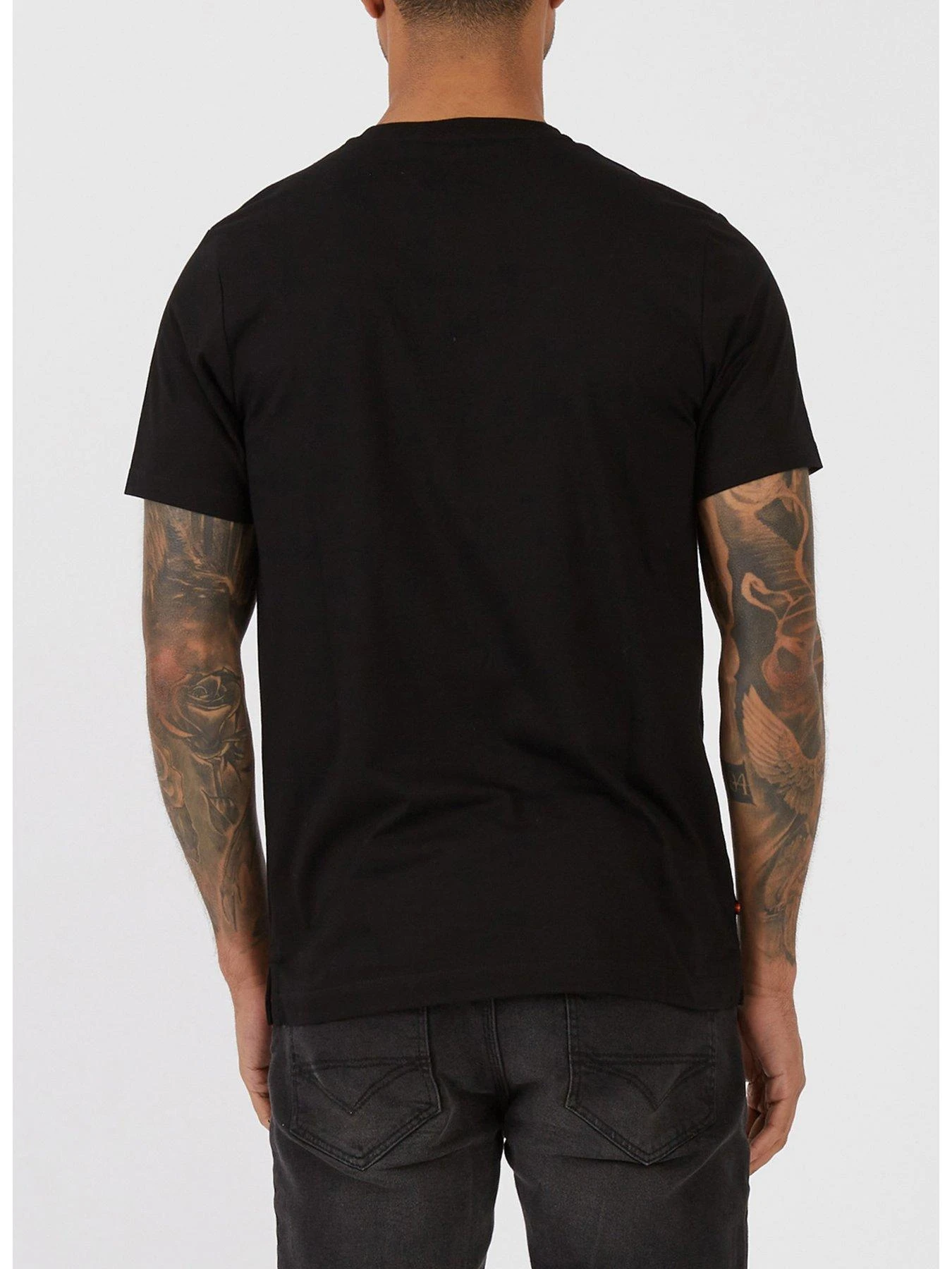 Luke 1977 Lions Den Overprint T-Shirt - Black 2 Luke 1977 Lions Den Overprint T-Shirt - Black - Image 2