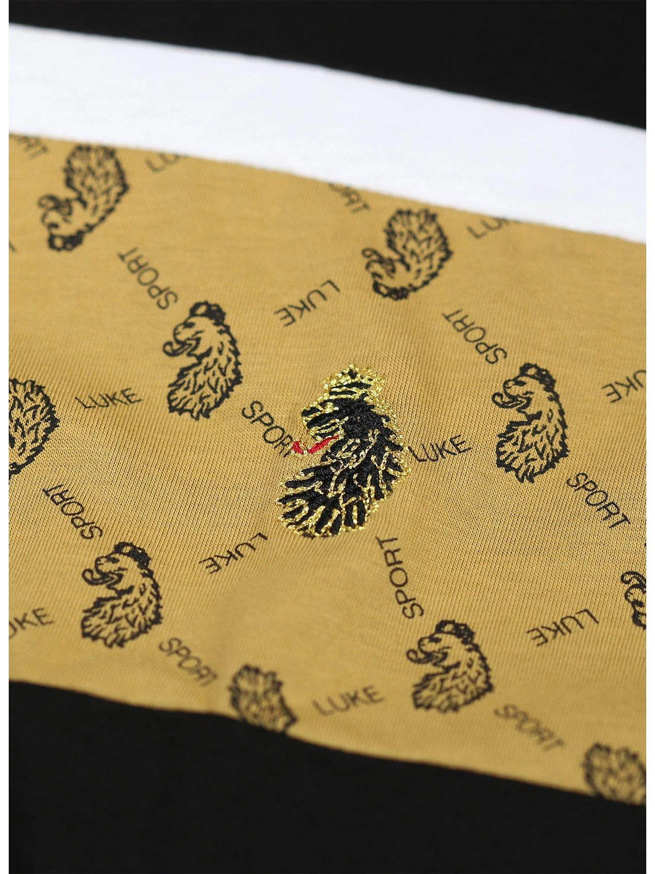 Luke 1977 Lions Den Overprint T-Shirt - Black 4 Luke 1977 Lions Den Overprint T-Shirt - Black - Image 4