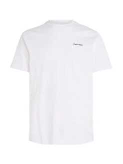 Calvin Klein Micro Logo Interlock T-Shirt - White -Barbou Clothing Shop VPA50 SQ5 0000000013 WHITE MDd1