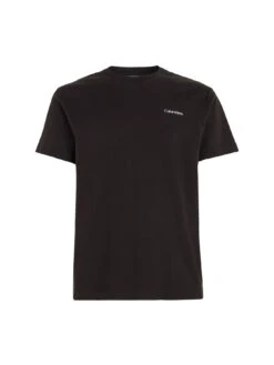 Calvin Klein Micro Logo Interlock T-Shirt - Black -Barbou Clothing Shop VPA54 SQ5 0000000004 BLACK MDd1