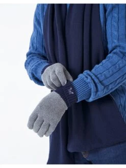 Crew Clothing Cotton Gloves - Navy -Barbou Clothing Shop VQ3E0 SQ3 0000000048 NAVY SLd