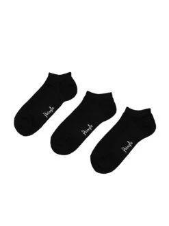 PRINGLE Classic Trainer Socks - 3 Pack - Black -Barbou Clothing Shop VQ8JW SQ3 0000000004 BLACK SLd1