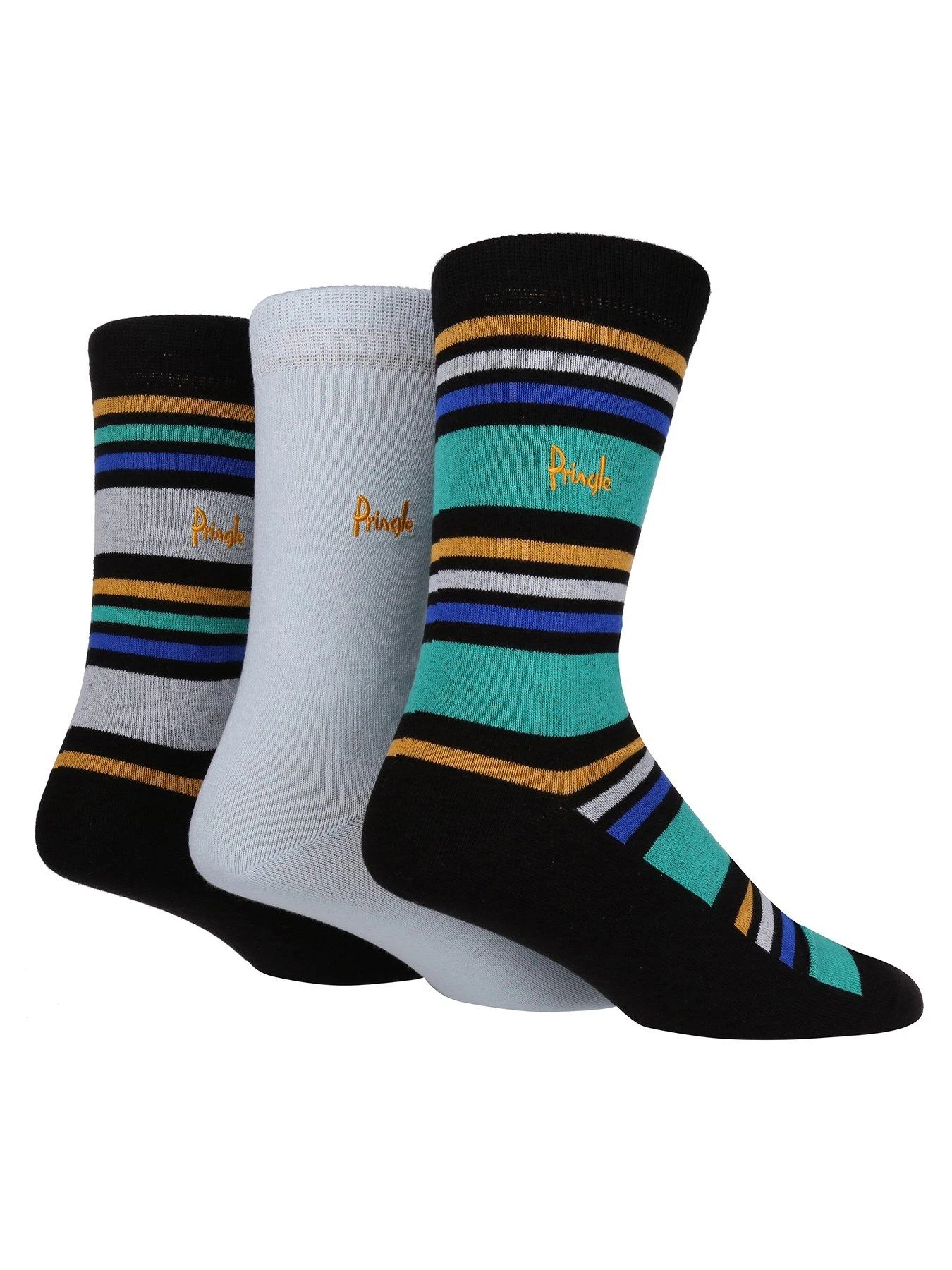 PRINGLE Fashion Jacquards Socks - 3 Pack - Multi 1 PRINGLE Fashion Jacquards Socks - 3 Pack - Multi