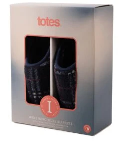 TOTES Icon Borg Check Eva Slippers -Barbou Clothing Shop VQA5M SQ3 0000000048 NAVY SLb