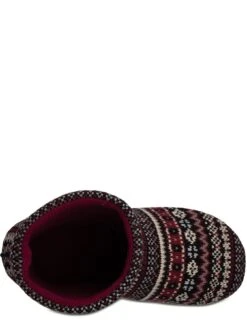 TOTES Fairisle Knit Boot Slippers - Multi -Barbou Clothing Shop VQA6U SQ4 0000000029 MULTI SLt