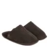 TOTES Just Sheepskin Donmar Raised Seam Mule Slipper - Brown