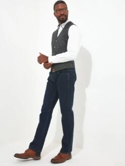 Joe Browns Joe Browns Charming Check Waistcoat - Dark Grey -Barbou Clothing Shop VRRKG SQ3 0000000070 DARK GREY MDo