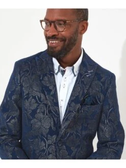 Joe Browns Touch Of Luxe Jacquard Blazer - Dark Grey -Barbou Clothing Shop VRRKK SQ4 0000000070 DARK GREY MDd