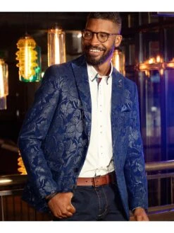 Joe Browns Touch Of Luxe Jacquard Blazer - Dark Grey -Barbou Clothing Shop VRRKK SQ6 0000000070 DARK GREY MDd2