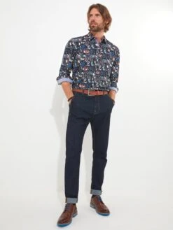 Joe Browns Party Paisley Long Sleeve Shirt - Black -Barbou Clothing Shop VRRRM SQ3 0000000004 BLACK MDo