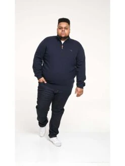 D555 Quarter Zip Knitted Sweater -Barbou Clothing Shop VRUZV SQ5 0000000048 NAVY MDd1