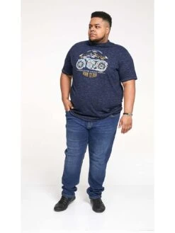 D555 Motorbike Print T-Shirt -Barbou Clothing Shop VRV04 SQ4 0000000048 NAVY MDd